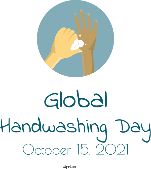 Free Holidays Logo Human Design For Global Handwashing Day Clipart Transparent Background