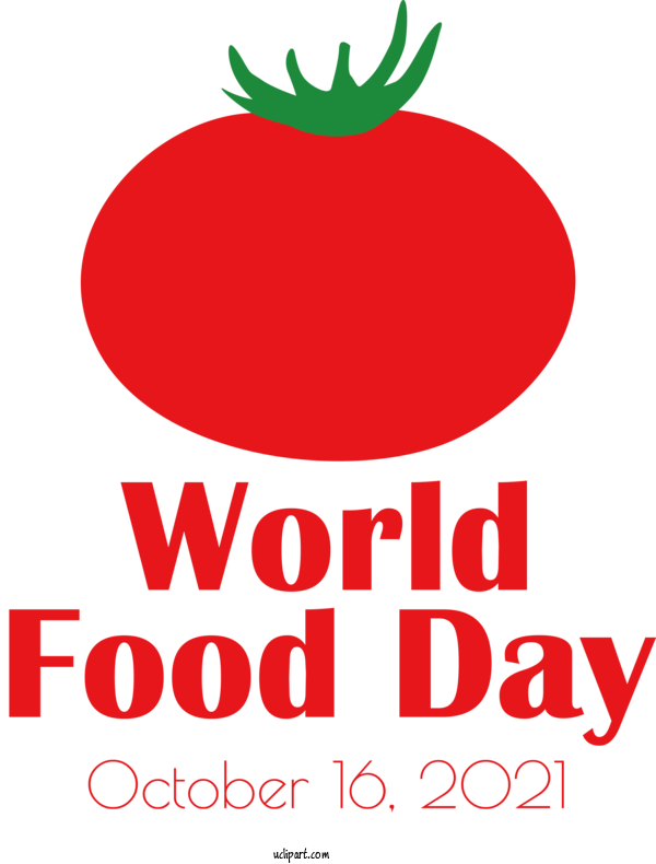 Free Holidays Natural Food Superfood Logo For World Food Day Clipart Transparent Background