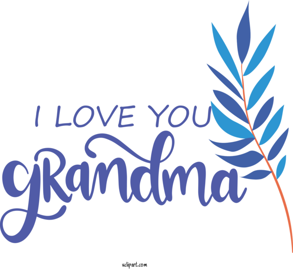 Free Holidays Logo Design Line For Grandparents Day Clipart Transparent Background
