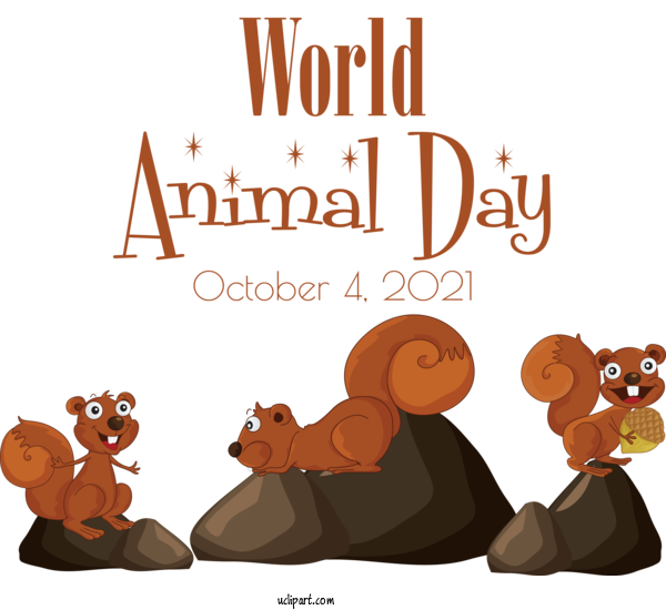 Free Holidays Squirrels Tree Squirrel Drawing For World Smile Day Clipart Transparent Background