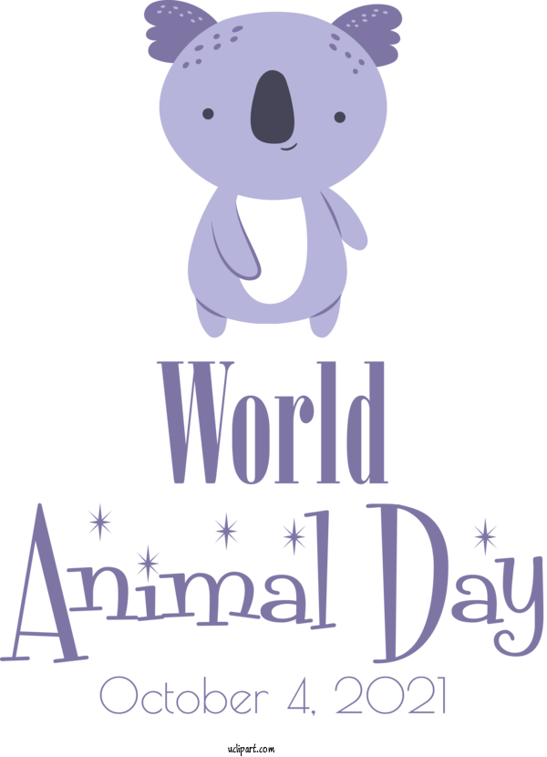 Free Holidays Marsupials Logo Design For World Smile Day Clipart Transparent Background
