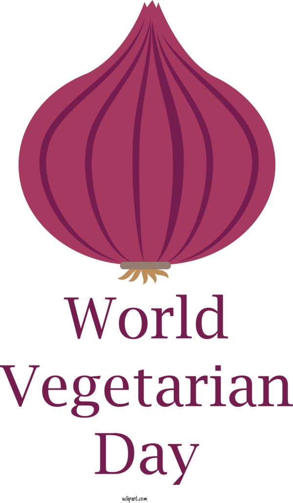 Free Holidays Logo Design Line For World Vegetarian Day Clipart Transparent Background