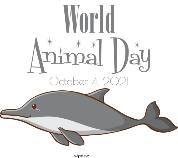 Free Holidays Short Beaked Common Dolphin Porpoises Dolphin For World Smile Day Clipart Transparent Background