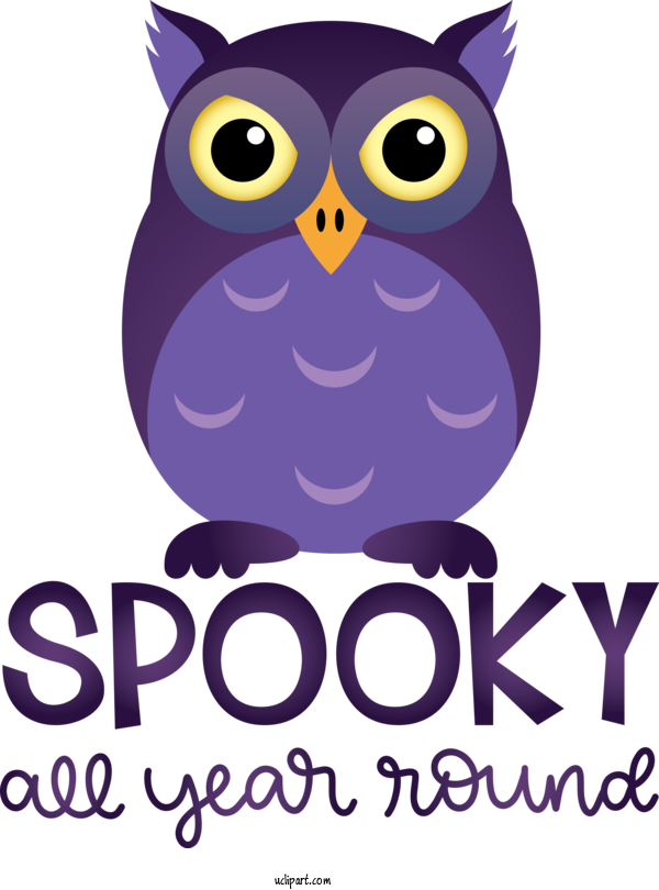 Free Holidays Birds Owls Beak For Halloween Clipart Transparent Background