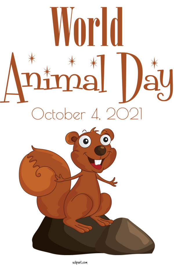 Free Holidays Squirrels Drawing Royalty Free For World Smile Day Clipart Transparent Background