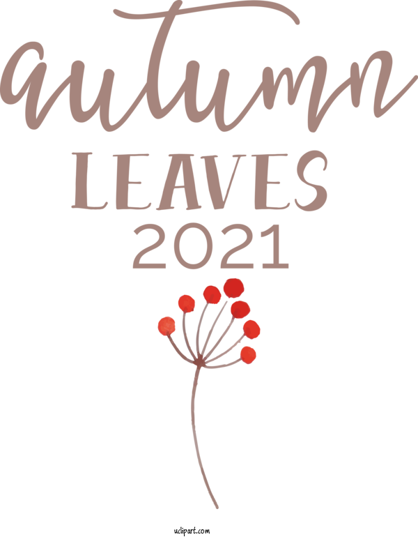 Free Nature Floral Design Design Line For Autumn Clipart Transparent Background