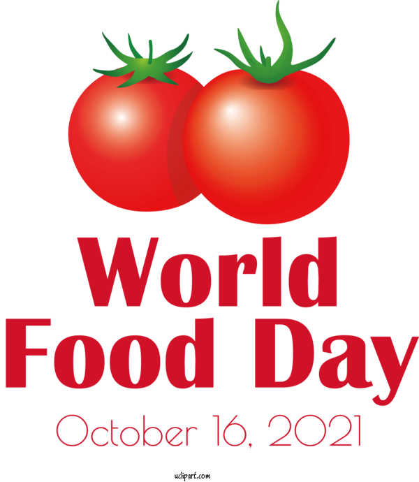 Free Holidays Bush Tomato Natural Food Superfood For World Food Day Clipart Transparent Background