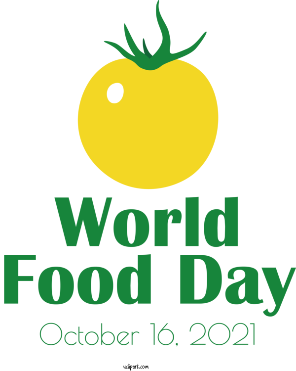 Free Holidays Natural Food Logo Design For World Food Day Clipart Transparent Background