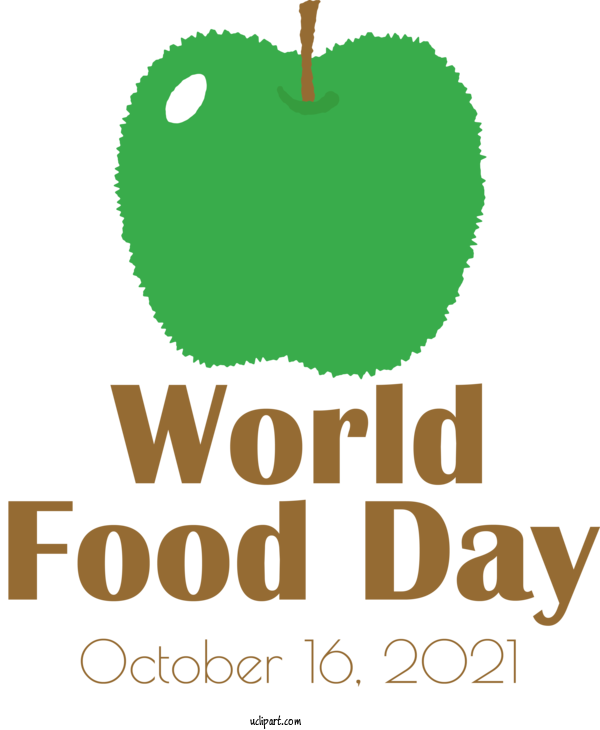 Free Holidays Leaf Logo Green For World Food Day Clipart Transparent Background