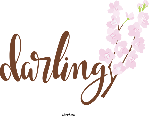 Free Occasions Floral Design Logo Font For Wedding Clipart Transparent Background