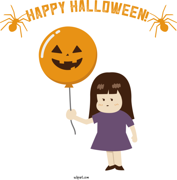 Free Holidays Drawing Poster Cartoon For Halloween Clipart Transparent Background