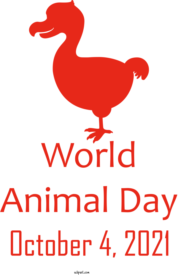 Free Holidays Birds Chicken Ducks For World Animal Day Clipart Transparent Background