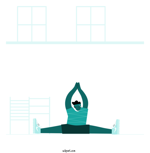 Free Sports Design Logo Font For Yoga Clipart Transparent Background