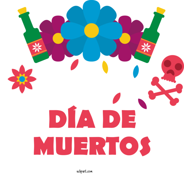 Free Holidays Design Line For Day Of The Dead Clipart Transparent Background