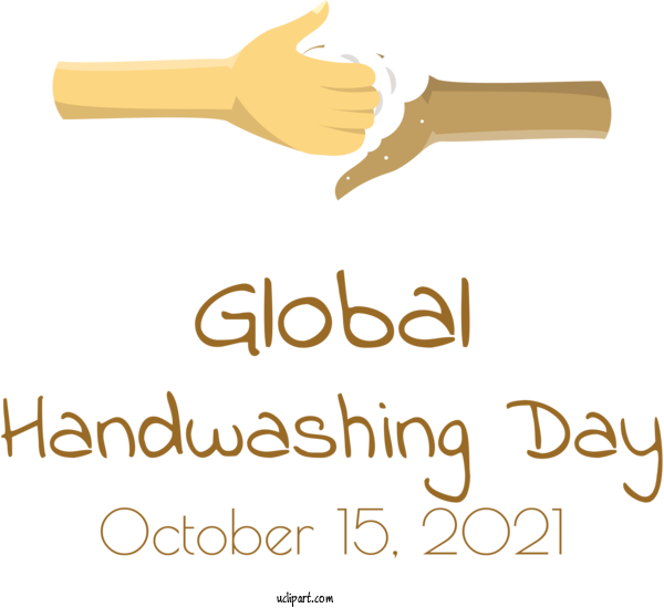 Free Holidays Logo Line Design For Global Handwashing Day Clipart Transparent Background