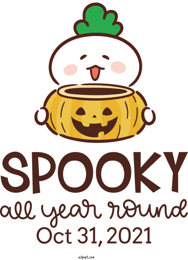 Free Holidays Human Logo Behavior For Halloween Clipart Transparent Background