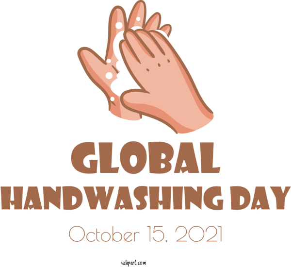 Free Holidays Hand Model Hand Logo For Global Handwashing Day Clipart Transparent Background
