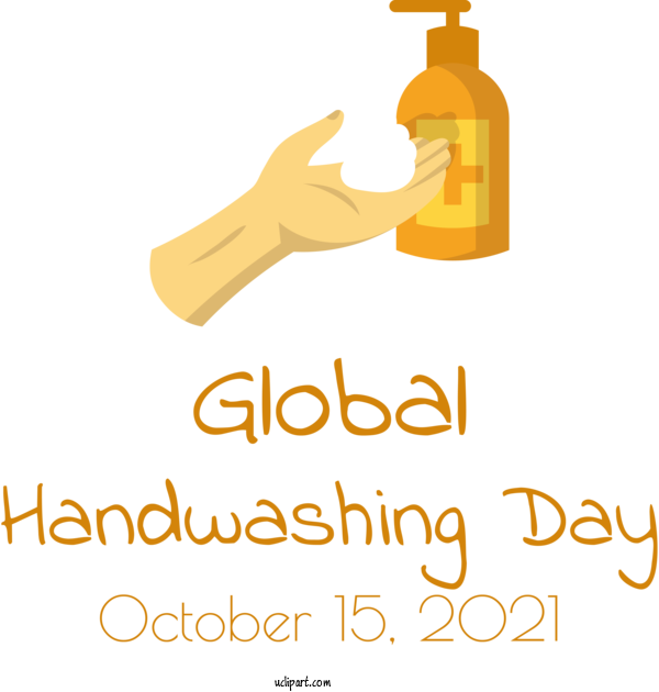 Free Holidays Logo Design Line For Global Handwashing Day Clipart Transparent Background