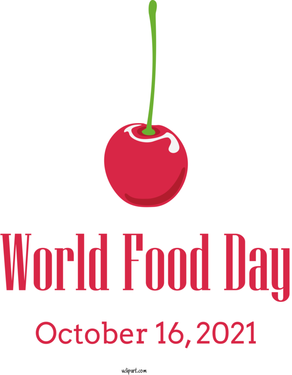 Free Holidays Natural Food Logo Superfood For World Food Day Clipart Transparent Background