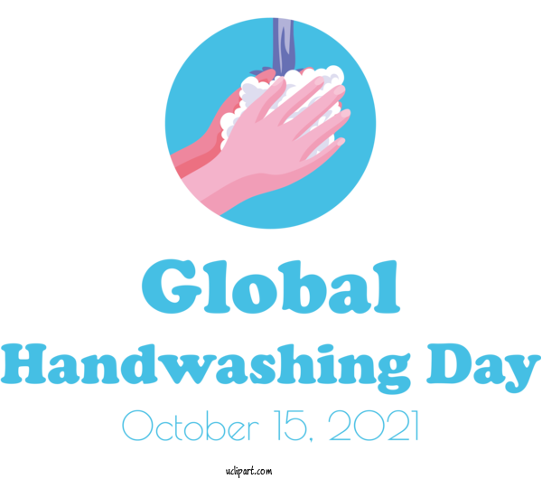 Free Holidays Design Logo Online Advertising For Global Handwashing Day Clipart Transparent Background