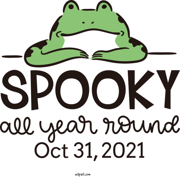 Free Holidays Frogs Toad Logo For Halloween Clipart Transparent Background