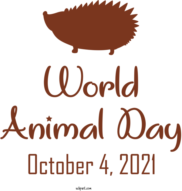 Free Holidays Logo Meter Happiness For World Animal Day Clipart Transparent Background