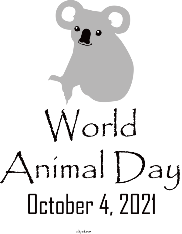Free Holidays Marsupials Muroids Snout For World Animal Day Clipart Transparent Background