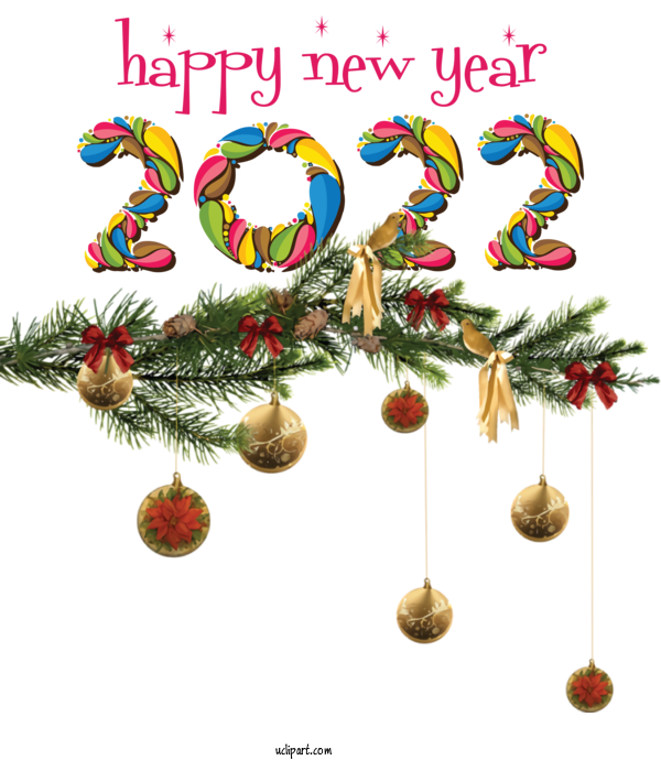 Free Holidays Christmas Day Bauble Design For New Year 2022 Clipart Transparent Background