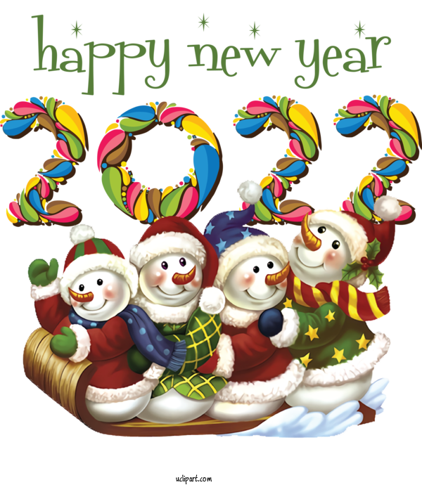 Free Holidays Christmas Day Bauble Snowman For New Year 2022 Clipart Transparent Background