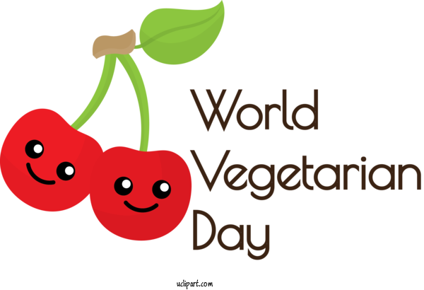 Free Holidays Logo Flower For World Vegetarian Day Clipart Transparent Background
