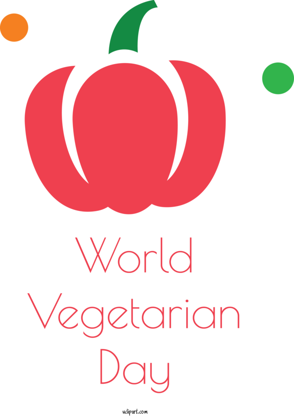 Free Holidays Flower Logo Design For World Vegetarian Day Clipart Transparent Background