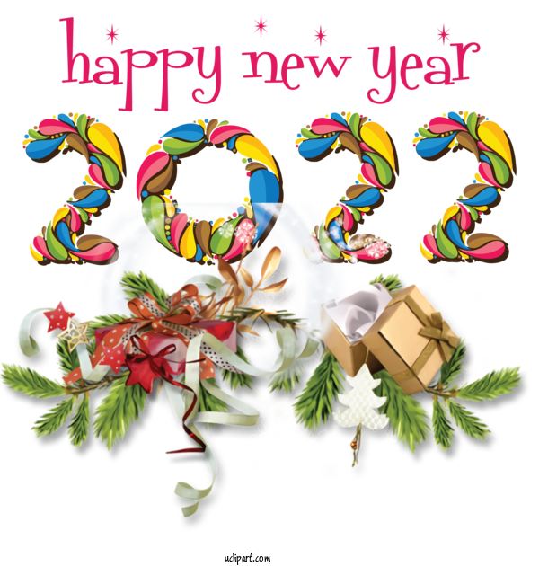 Free Holidays Christmas Day New Year Fireworks! New Year For New Year 2022 Clipart Transparent Background