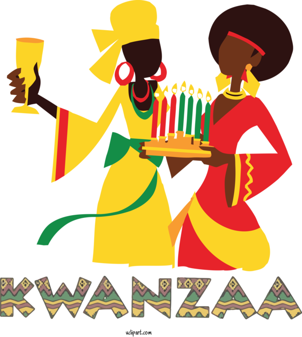 Free Holidays Kwanzaa Hanukkah Christmas Day For Kwanzaa Clipart Transparent Background