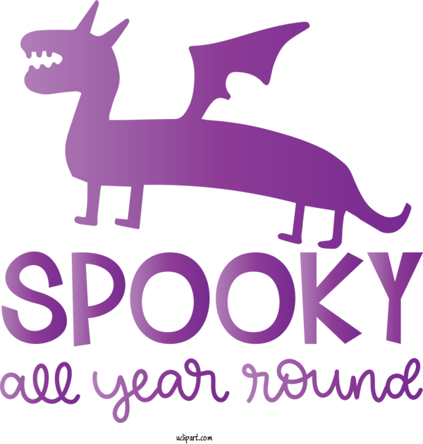 Free Holidays Design Logo Cartoon For Halloween Clipart Transparent Background