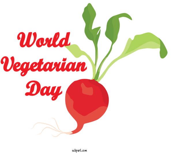 Free Holidays Vegetable Natural Food Plant Stem For World Vegetarian Day Clipart Transparent Background