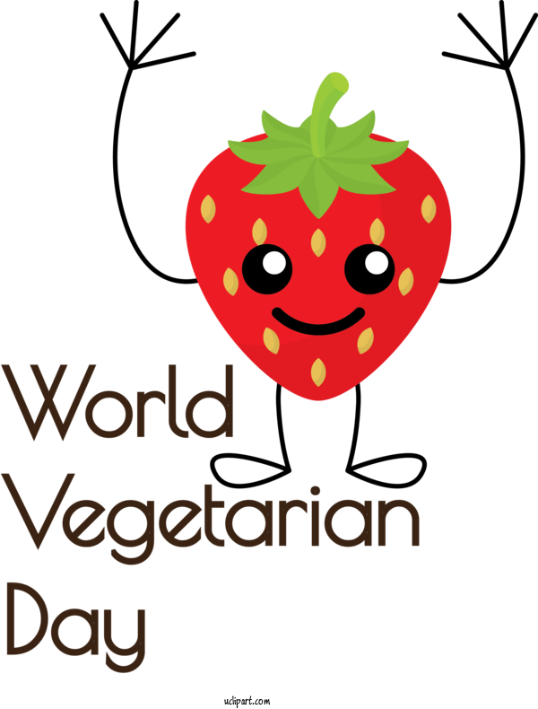 Free Holidays Flower Cartoon Line For World Vegetarian Day Clipart Transparent Background