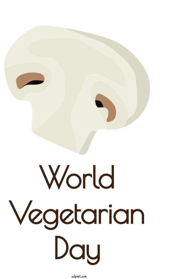 Free Holidays Logo Cartoon Face For World Vegetarian Day Clipart Transparent Background