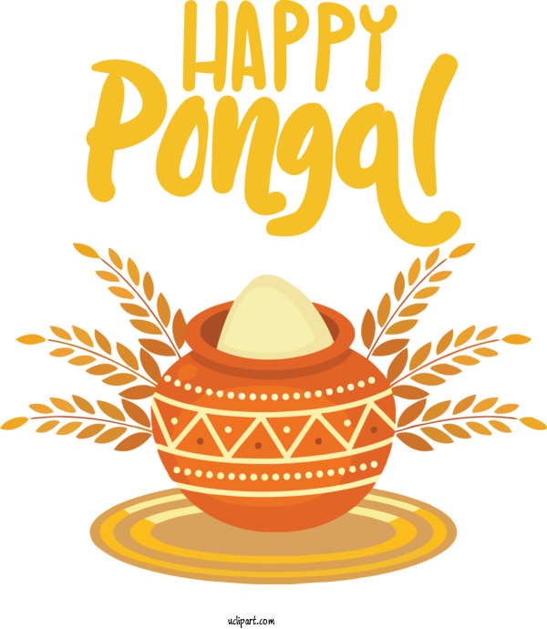 Free Holidays Line Commodity Flower For Pongal Clipart Transparent Background