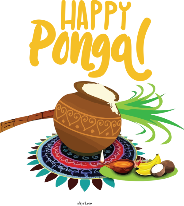 Free Holidays Pongal Rangoli Design For Pongal Clipart Transparent Background