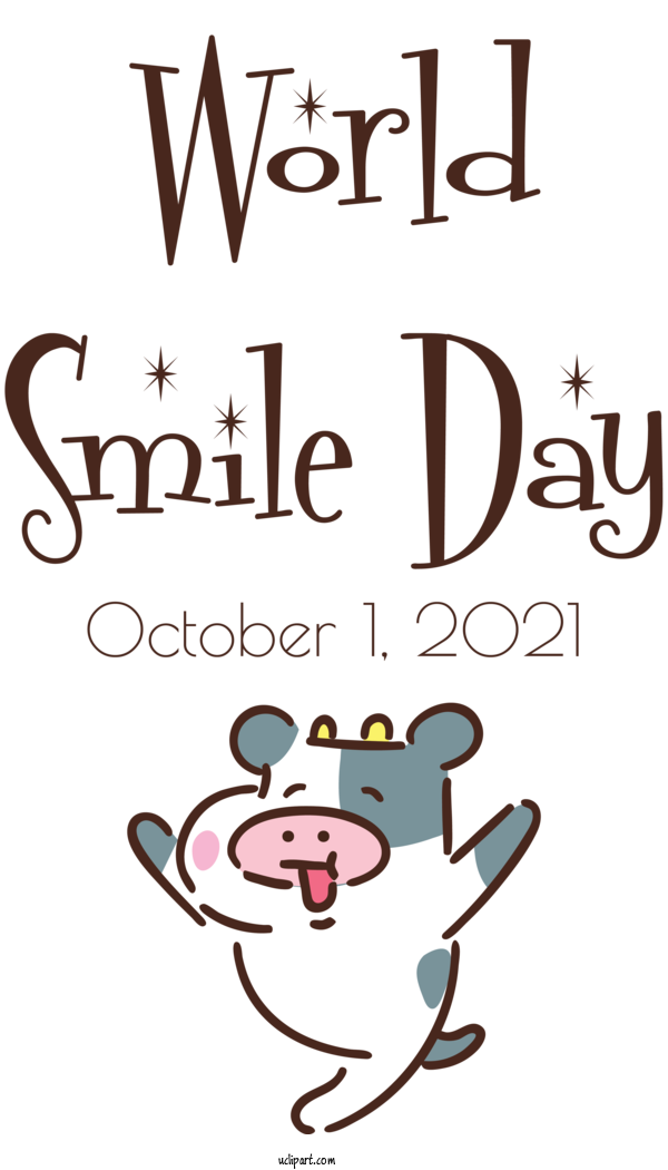 Free Holidays Dog Human LON:0JJW For World Smile Day Clipart Transparent Background
