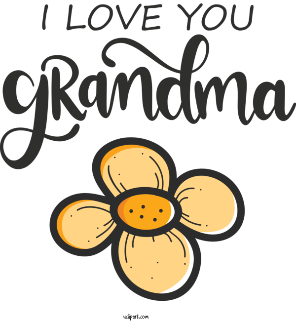 Free Holidays Cartoon Logo Smiley For Grandparents Day Clipart Transparent Background