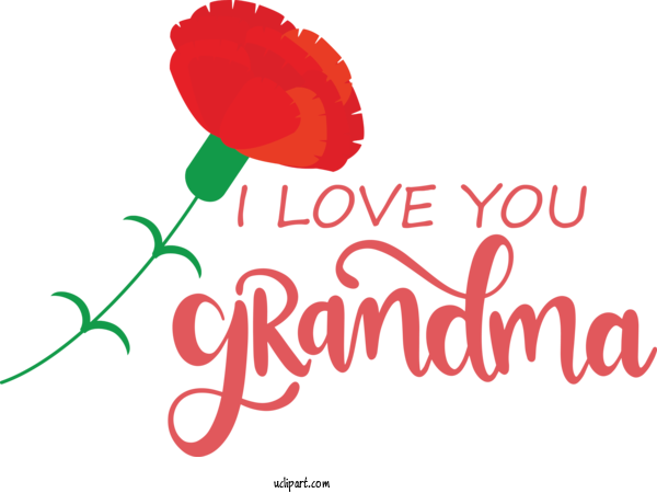 Free Holidays Flower Logo Design For Grandparents Day Clipart Transparent Background
