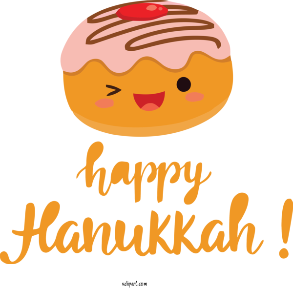 Free Holidays Junk Food Fast Food Emoticon For Hanukkah Clipart Transparent Background