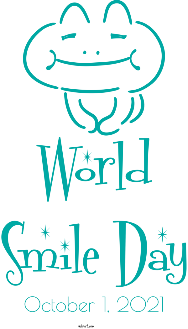 Free Holidays Line Art Human Logo For World Smile Day Clipart Transparent Background