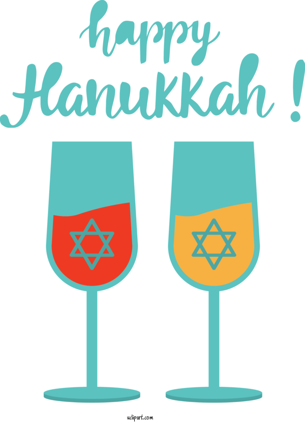 Free Holidays Wine Glass Champagne Wine For Hanukkah Clipart Transparent Background