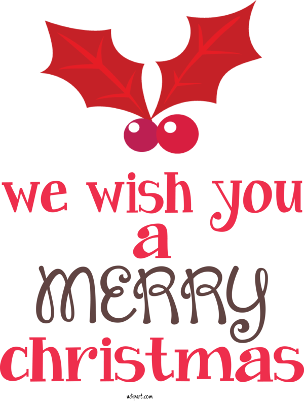 Free Holidays Logo Good Design For Christmas Clipart Transparent Background