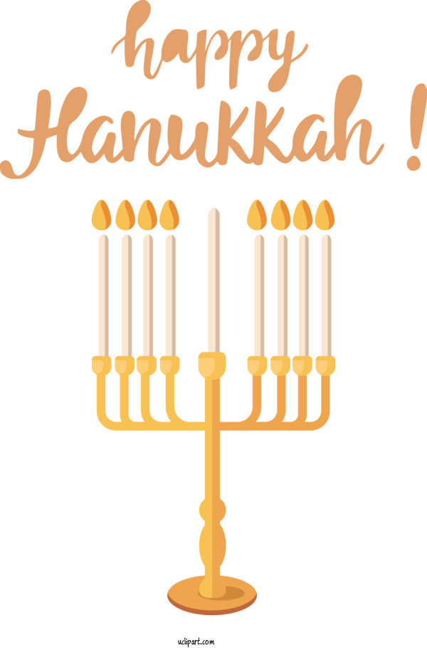 Free Holidays Candle Holder Candle Line For Hanukkah Clipart Transparent Background