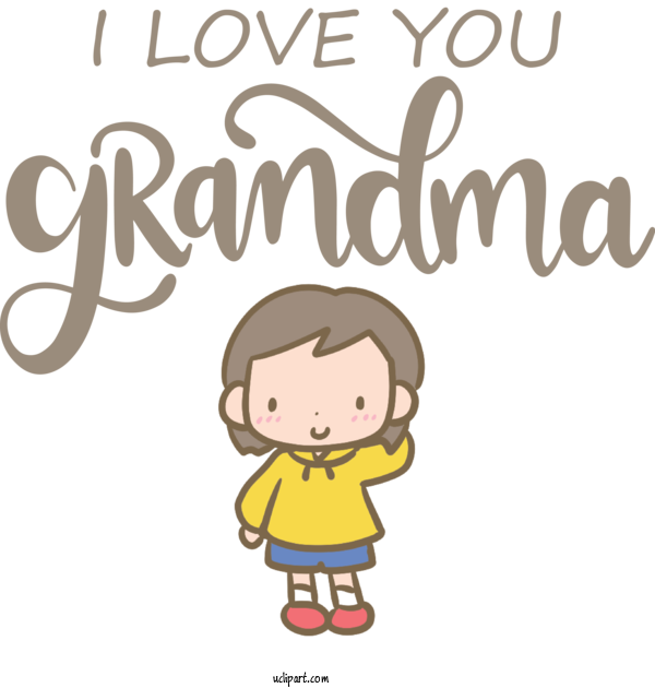 Free Holidays Human Logo Happiness For Grandparents Day Clipart Transparent Background