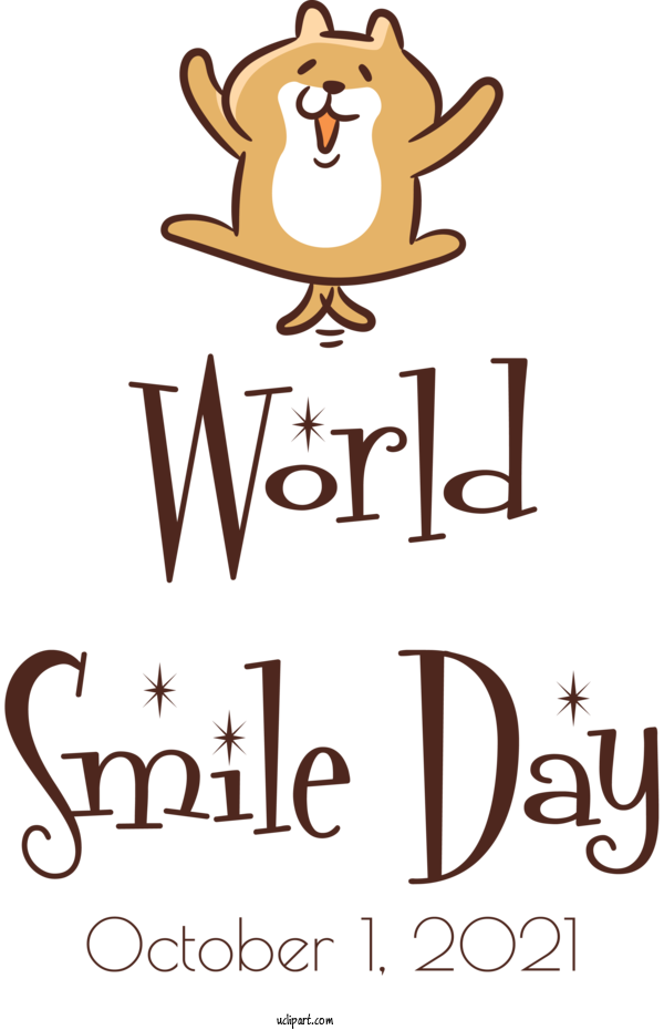 Free Holidays Human Logo Cartoon For World Smile Day Clipart Transparent Background
