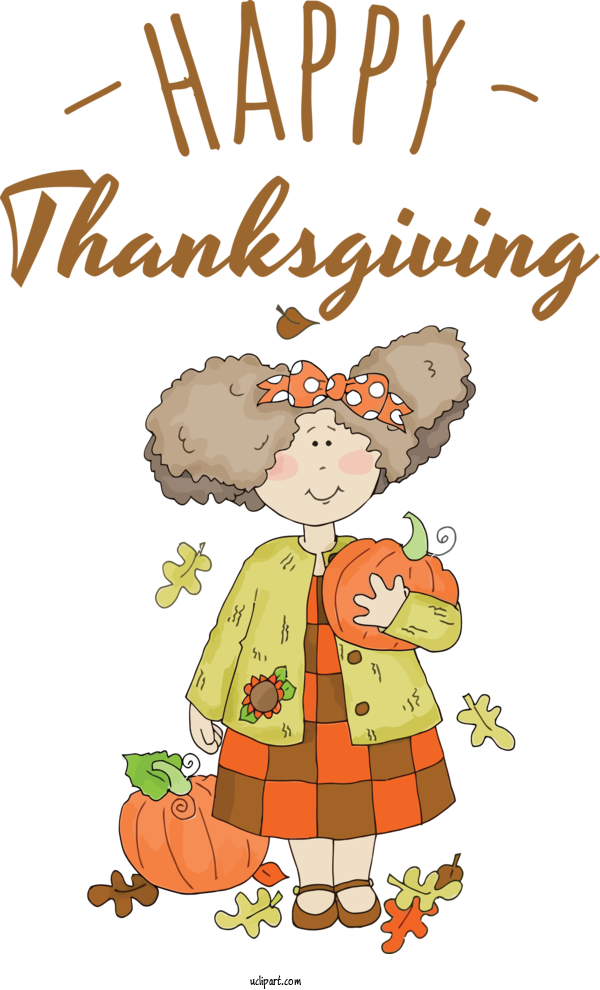 Free Holidays Drawing Cartoon Design For Thanksgiving Clipart Transparent Background